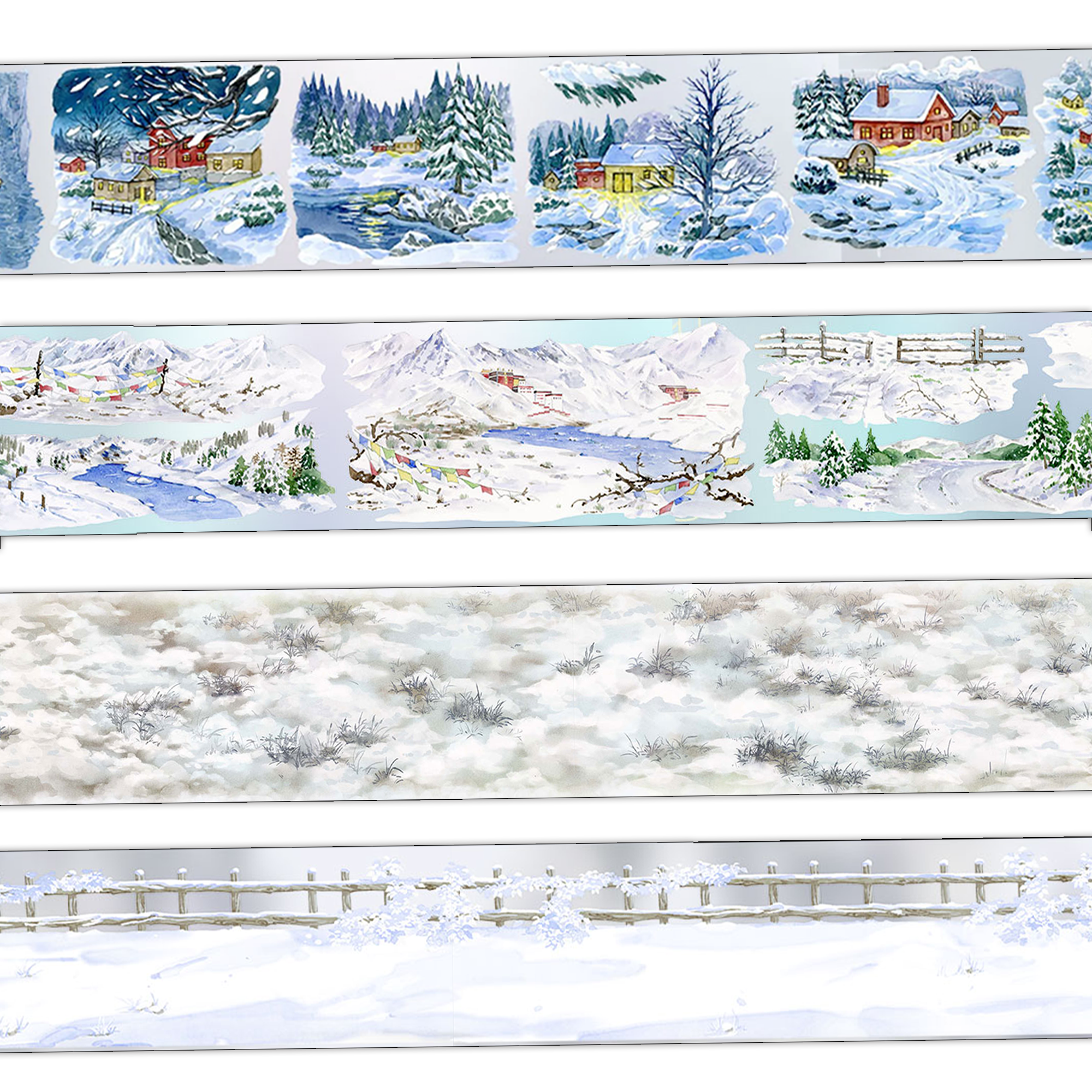 【ZERO】Winter Theme Landscaping Tape