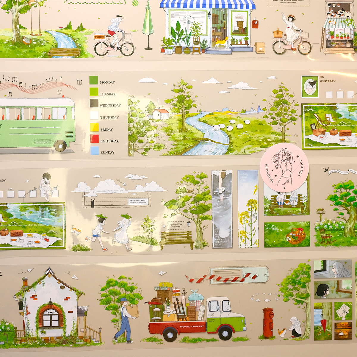 Spring Flowers PET Tape