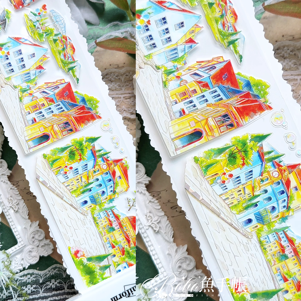 【BOBOYU】Fairytale Town Landscape Tape