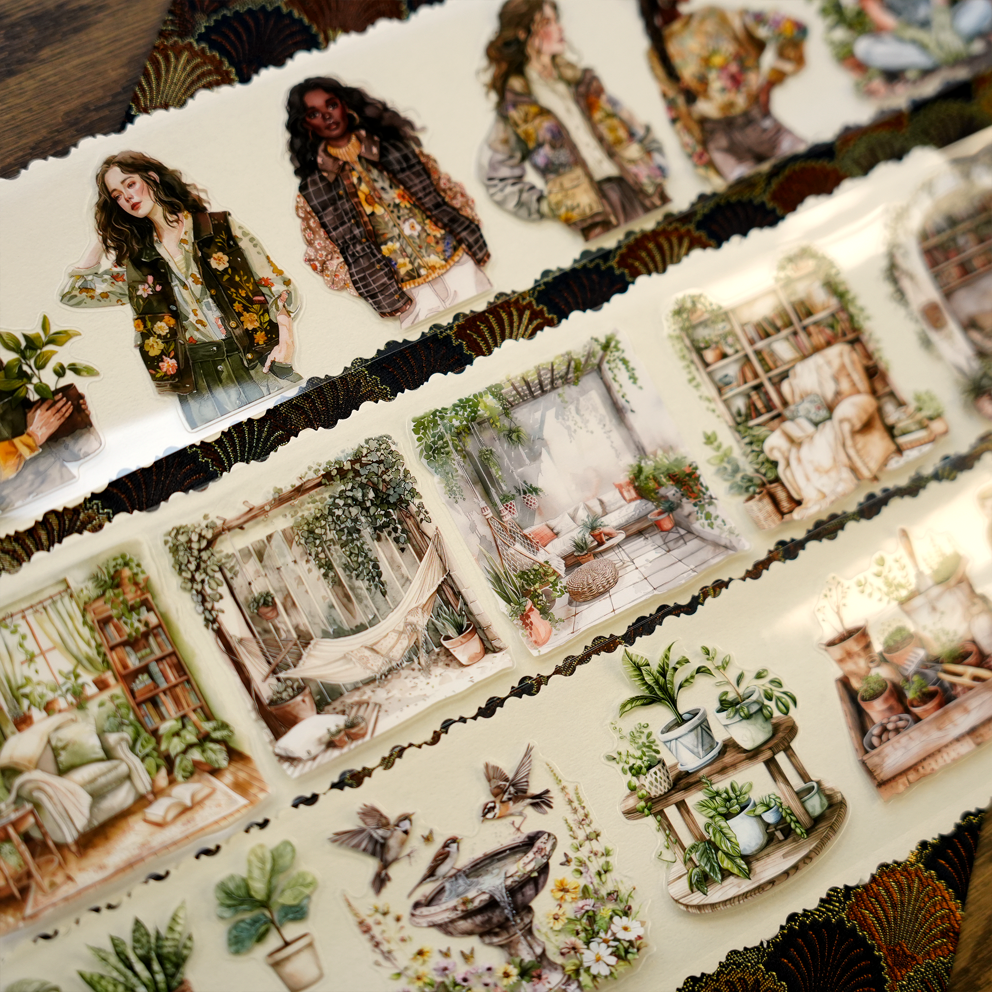 Plant Lover Pre-cut PET Tape | No.43 | MOOBOOM Design