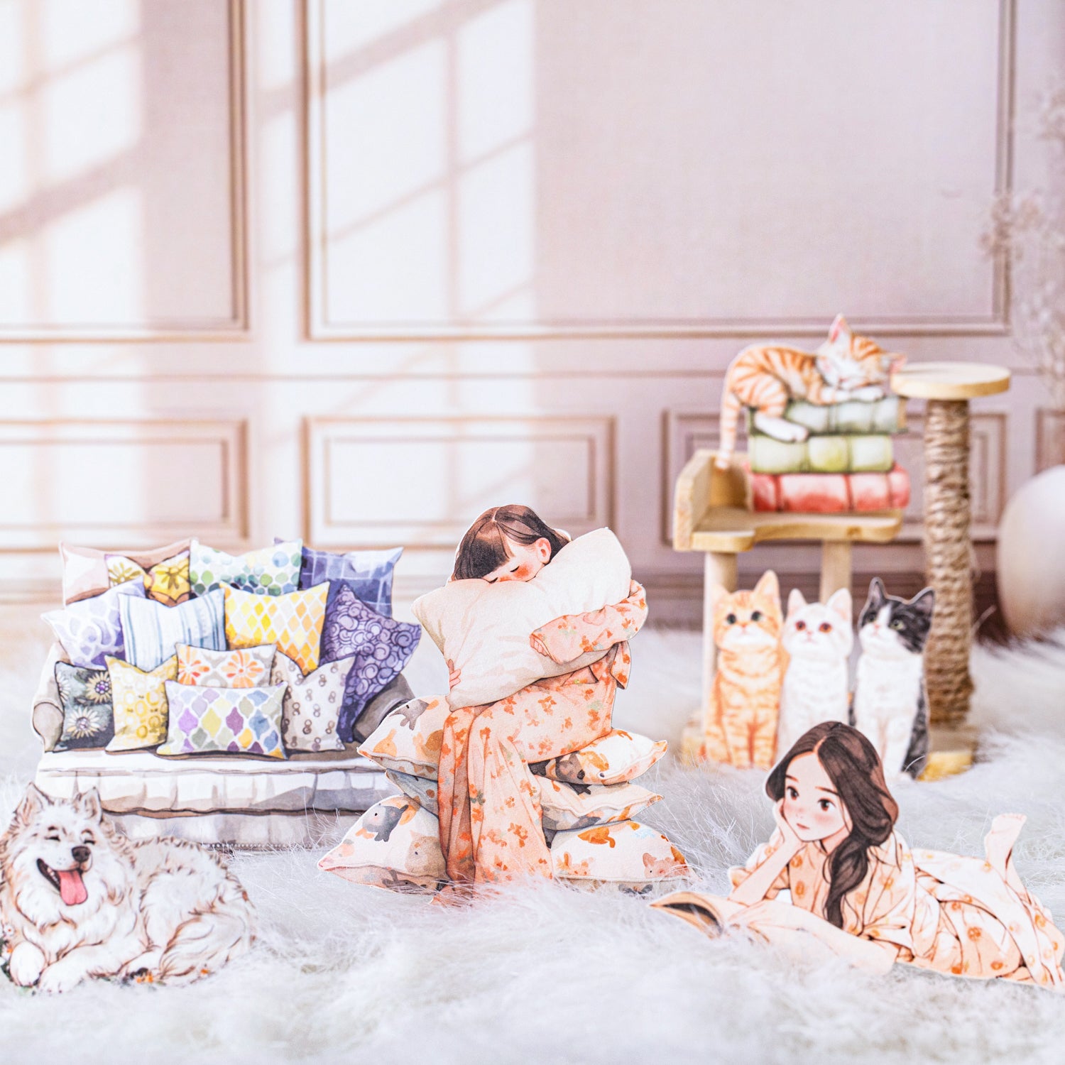 Lie Flat Plan Sticker