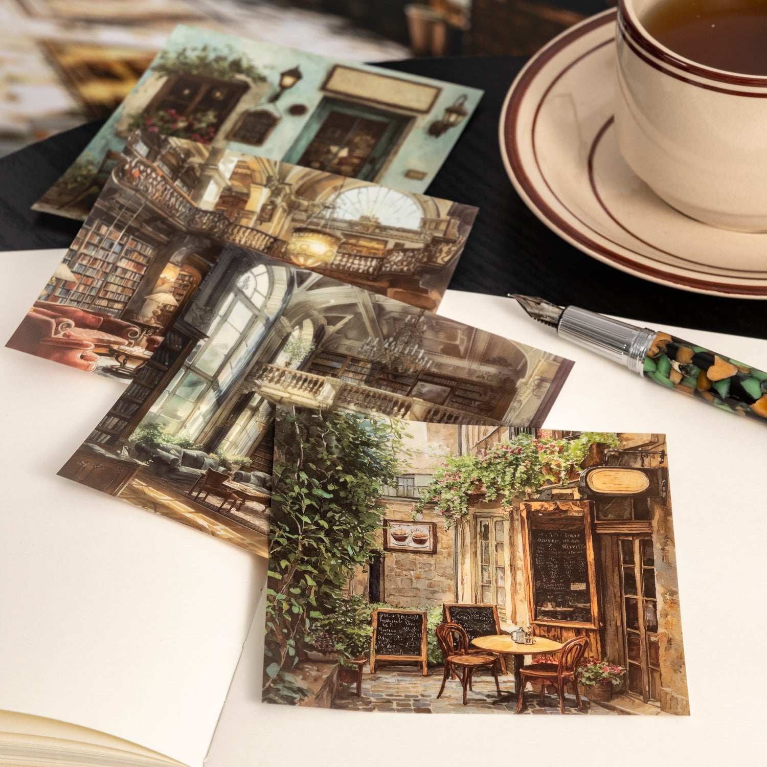 Weekend Shop Background PET Sticker