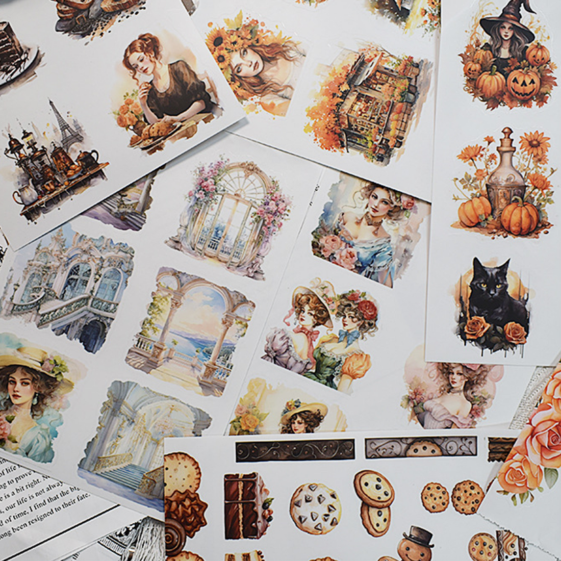 Vintage Sticker Book