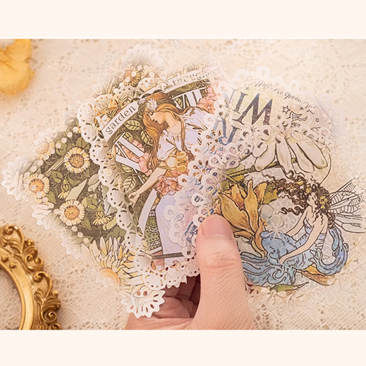 Light Vintage Lace Hollow Paper 20pcs