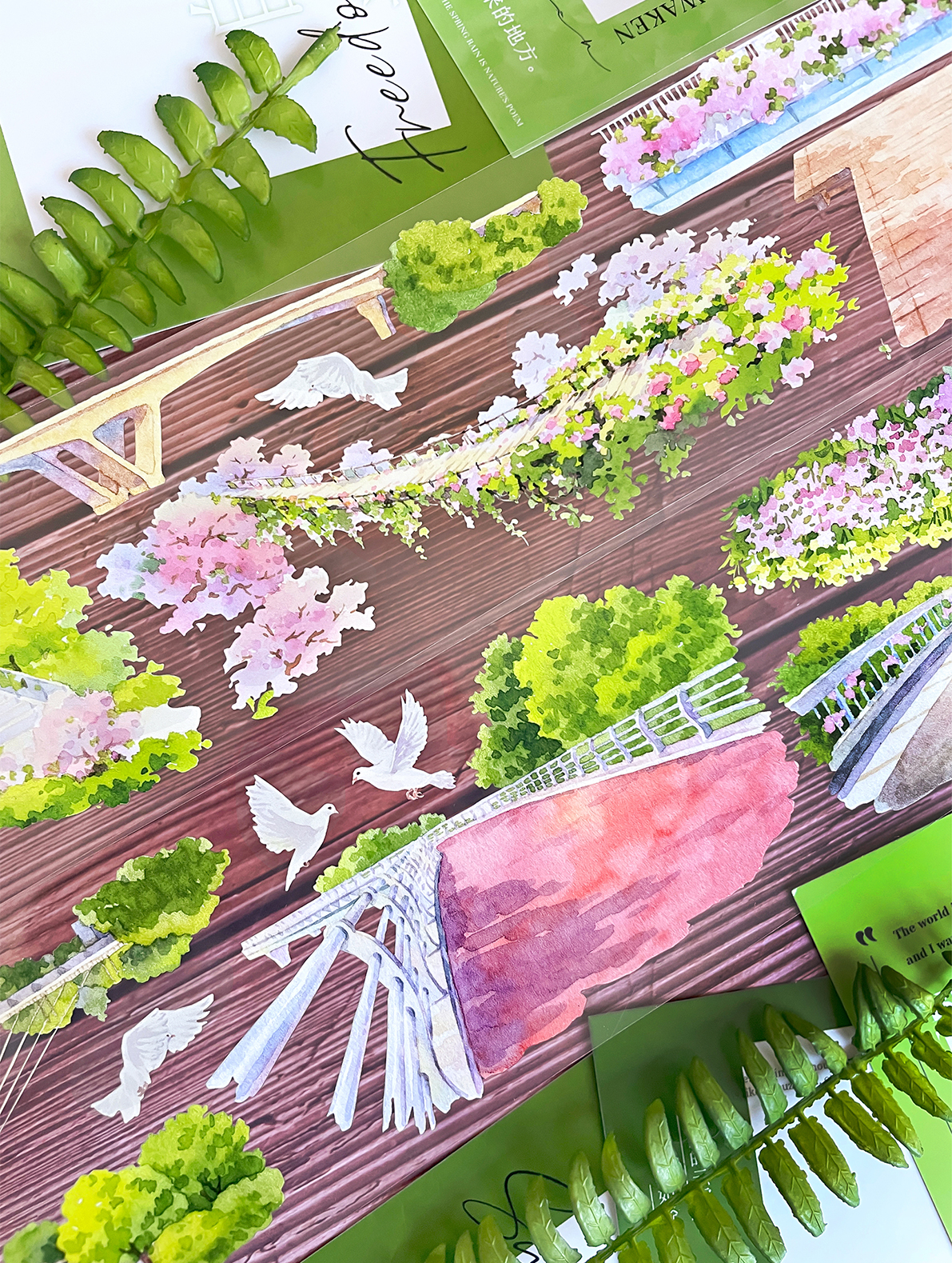 【NEW Studio】Blooming Corridor Landscaping Tape