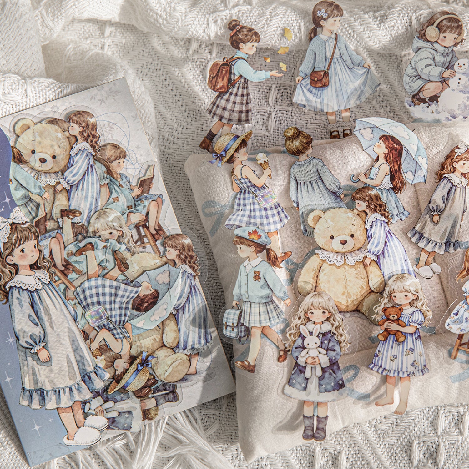 Star-Sleep Fairy Tale Girl Character Stickers