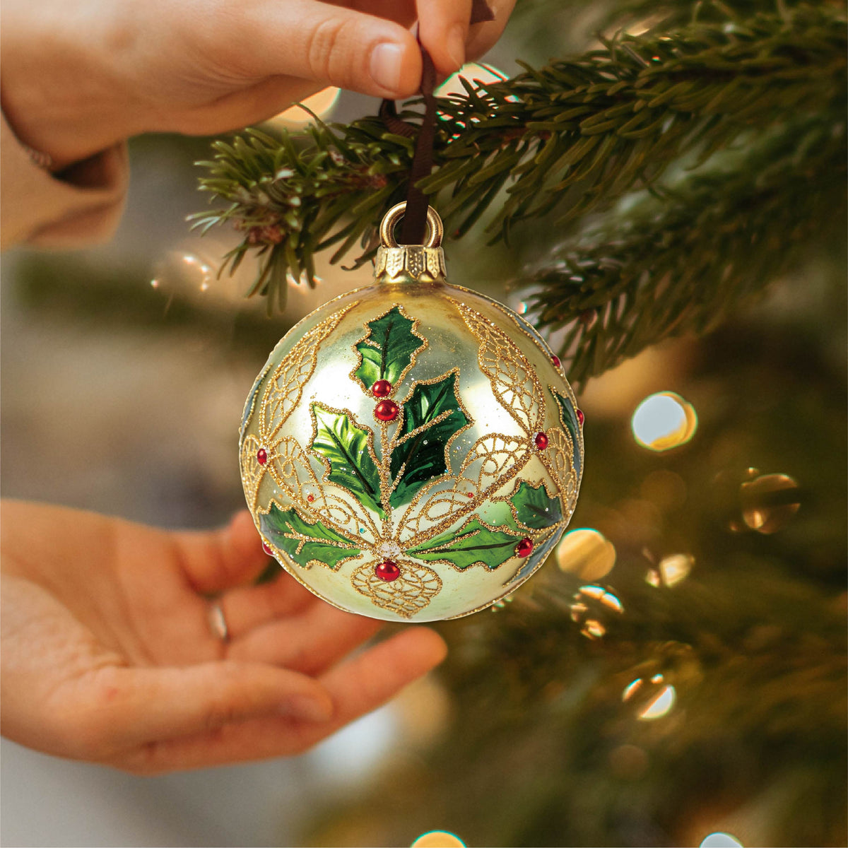 Christmas Wreath Paper Sticker