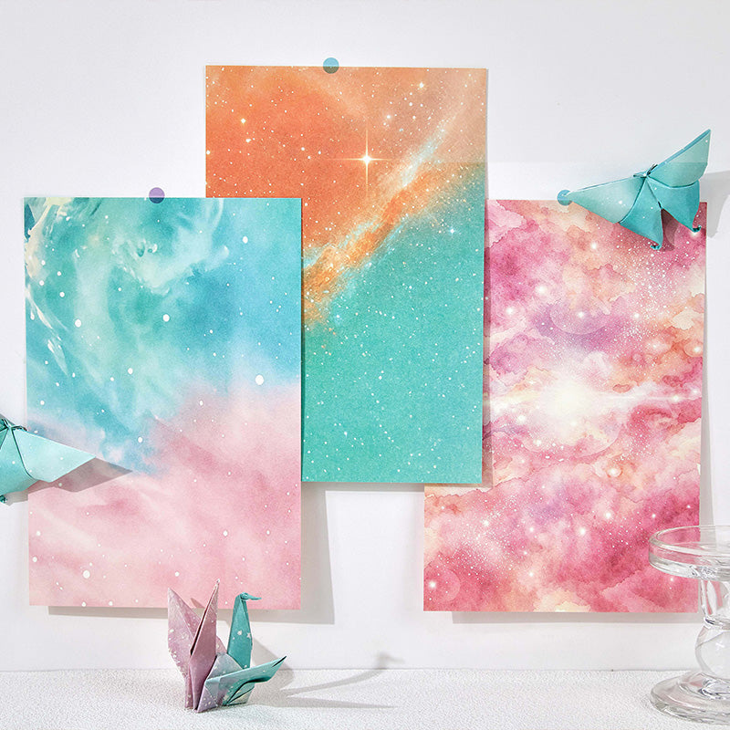 Cosmic Water Ripple Dream Scrapbooking Paper