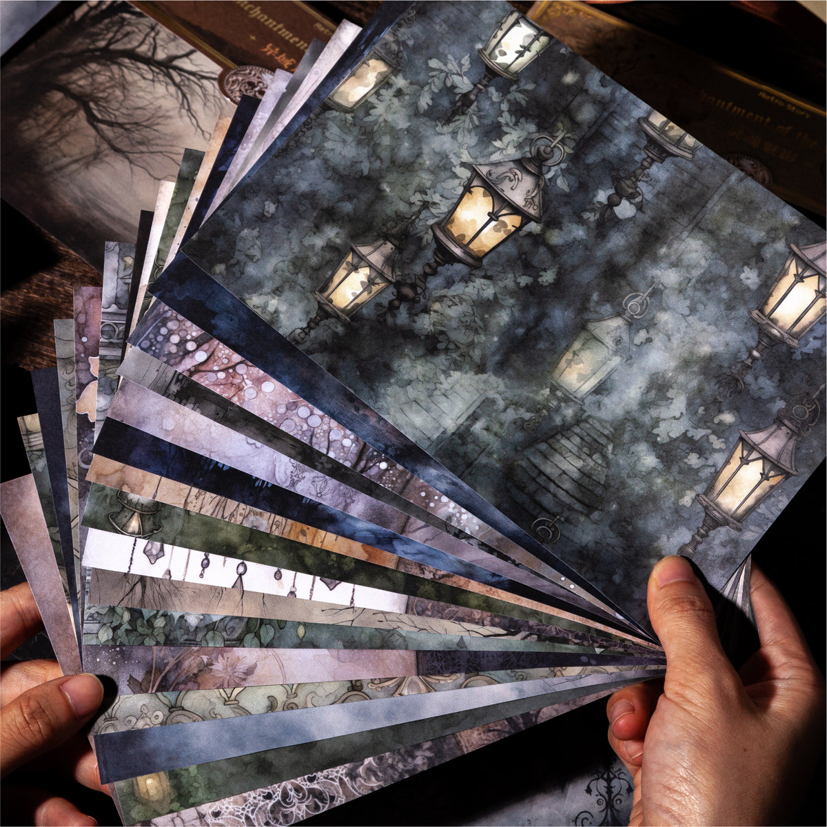 Night Phantom Scrapbooking Paper