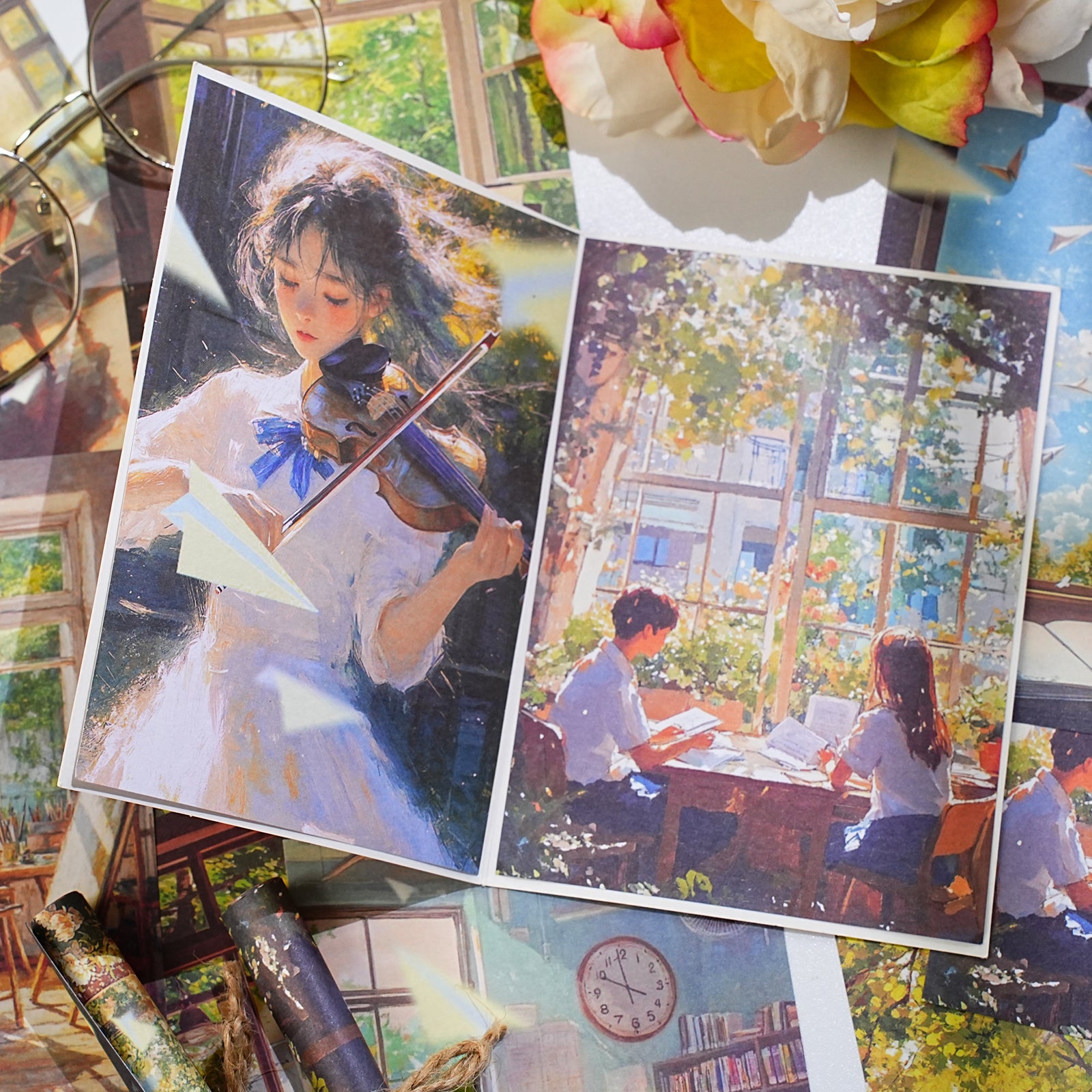 Freeze Moment series Scrapbooking Paper