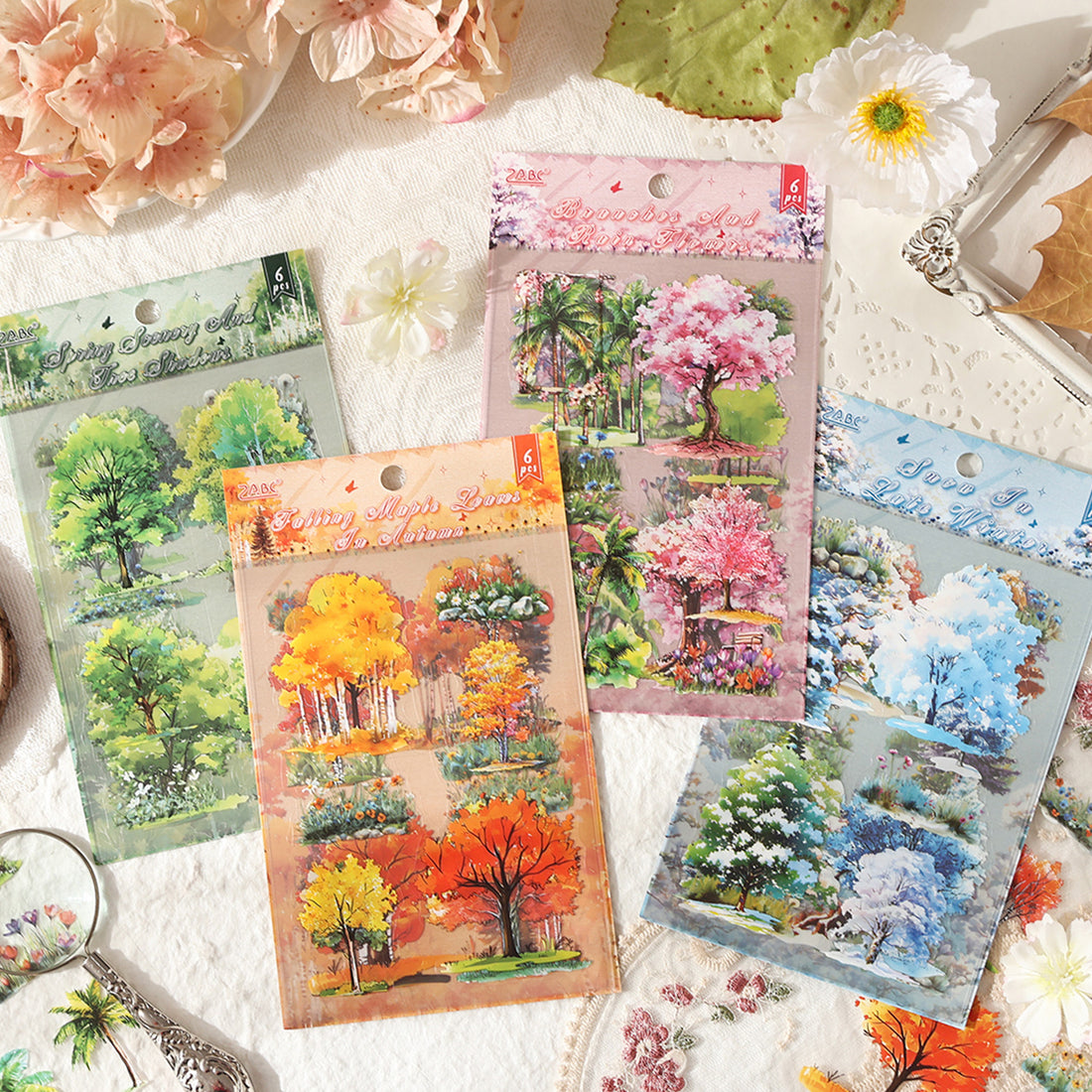 Four Seasons Forest PET Sticker