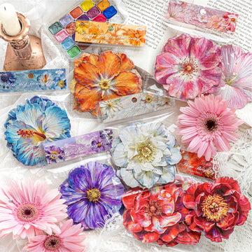 Monet's Garden Series Flower Sticker