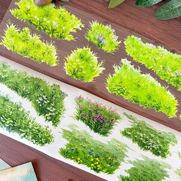【NEW Stuido】Grass Bows Low Landscape PET Tape
