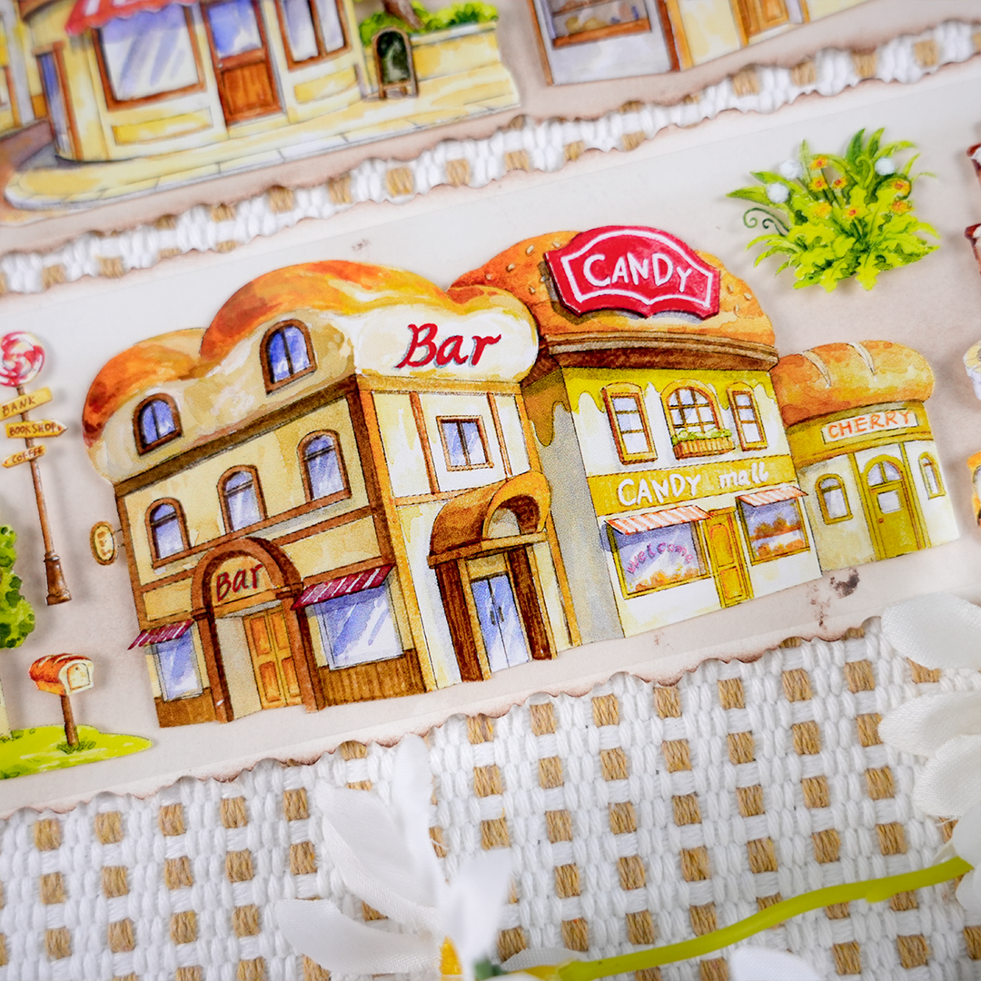 【ZERO】Bread Town PET Landscape Tape