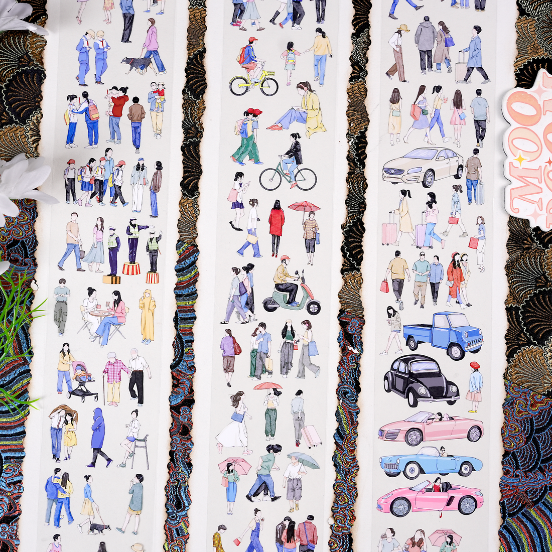 Miniature Character Theme PET Tape