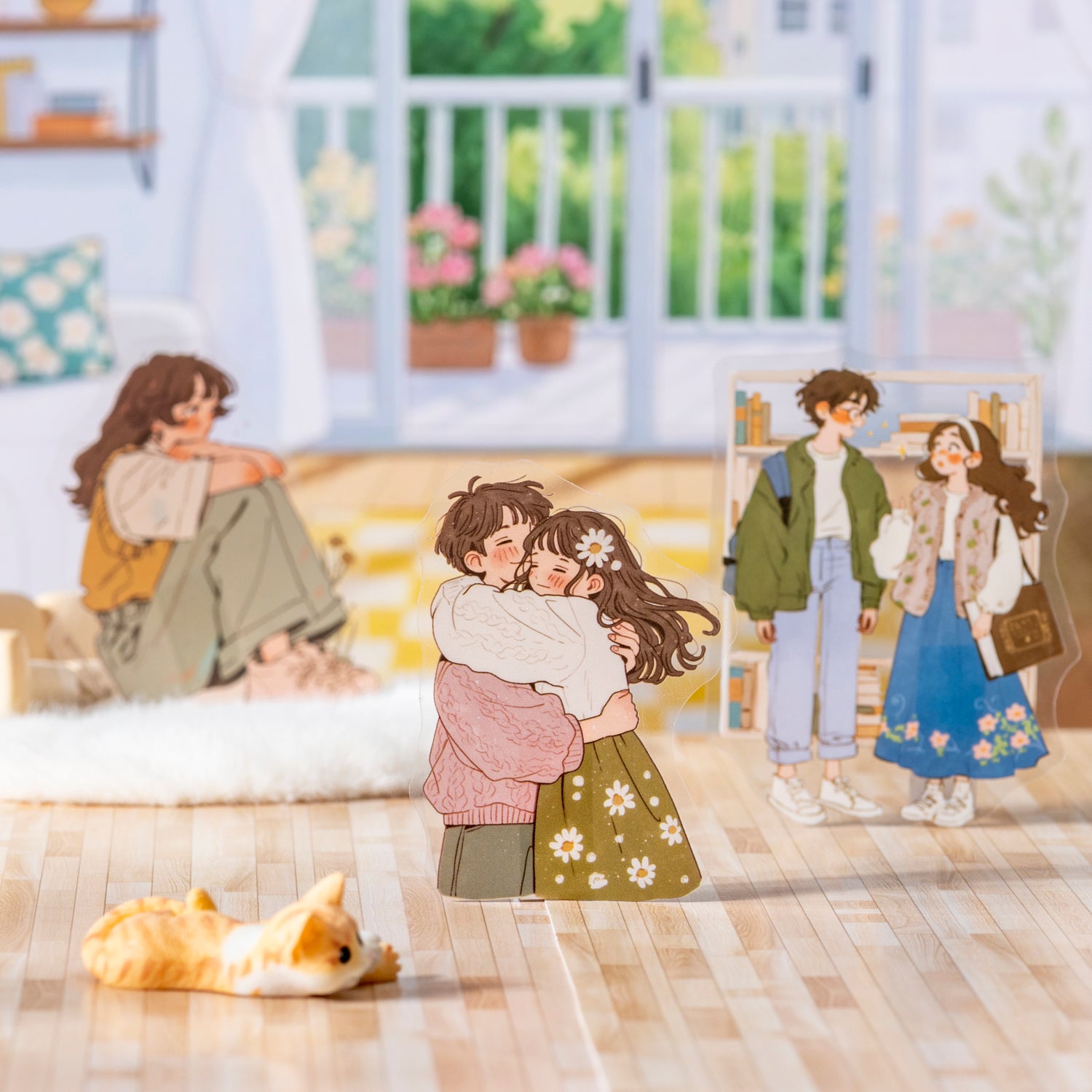 Evolution of Love PET Sticker