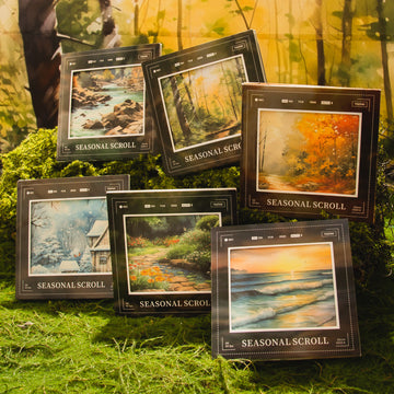 Season Scroll Scrapbooking Paper