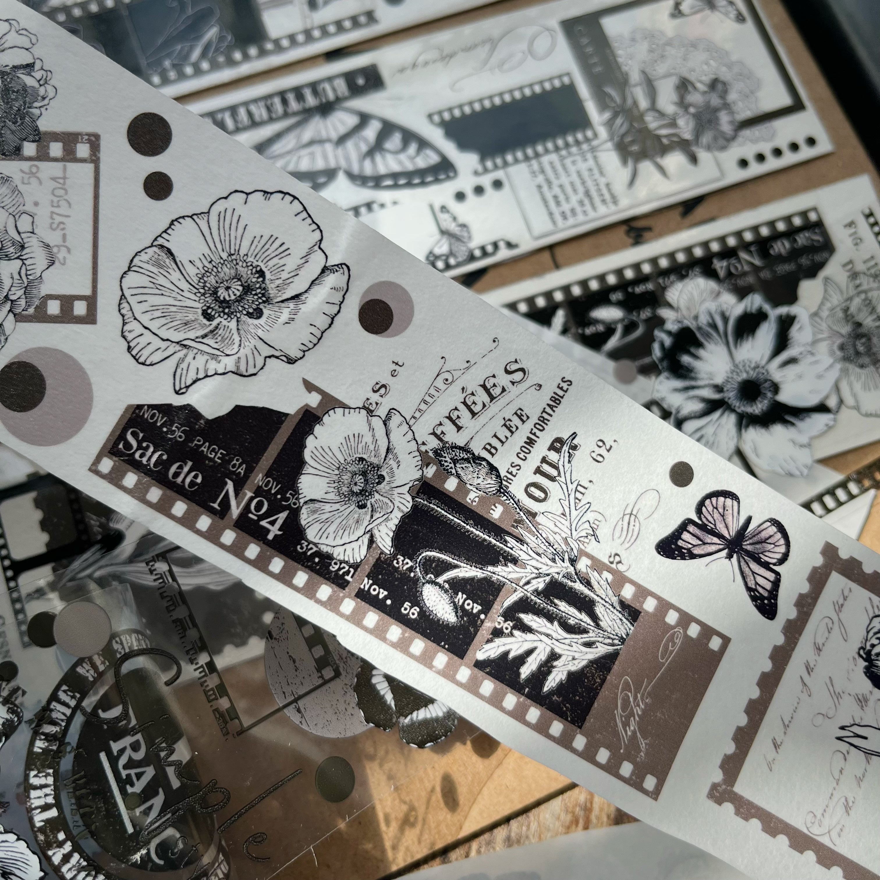 Film and Flowers Tape (5.5cm*100cm)