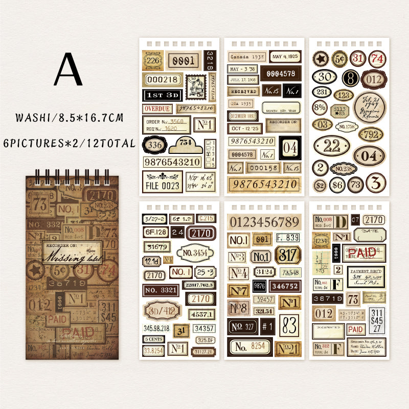 Dropped Tag Series Sticker