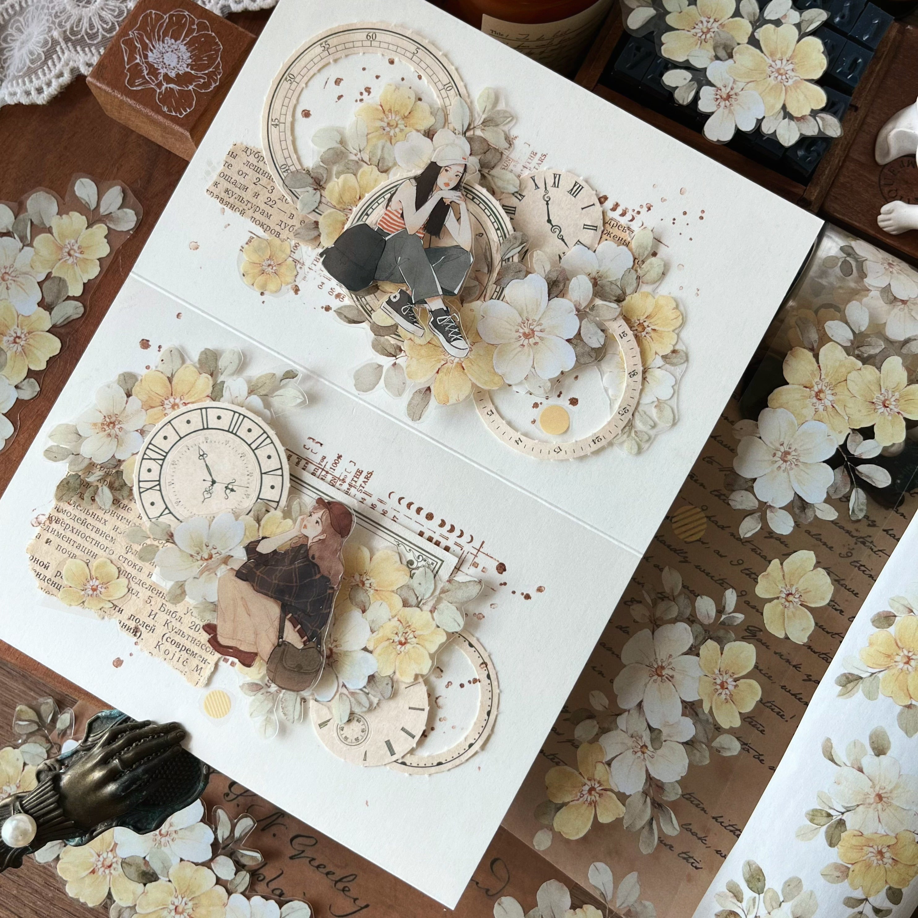 Small Yellow Flower Tape (5.5cm*120cm)