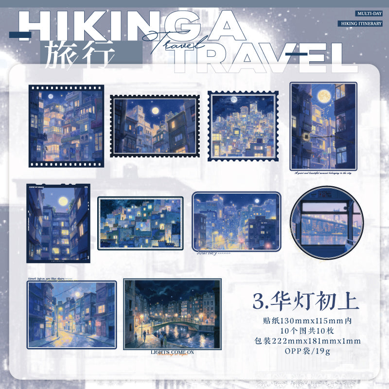 Hiking Trip PET Sticker