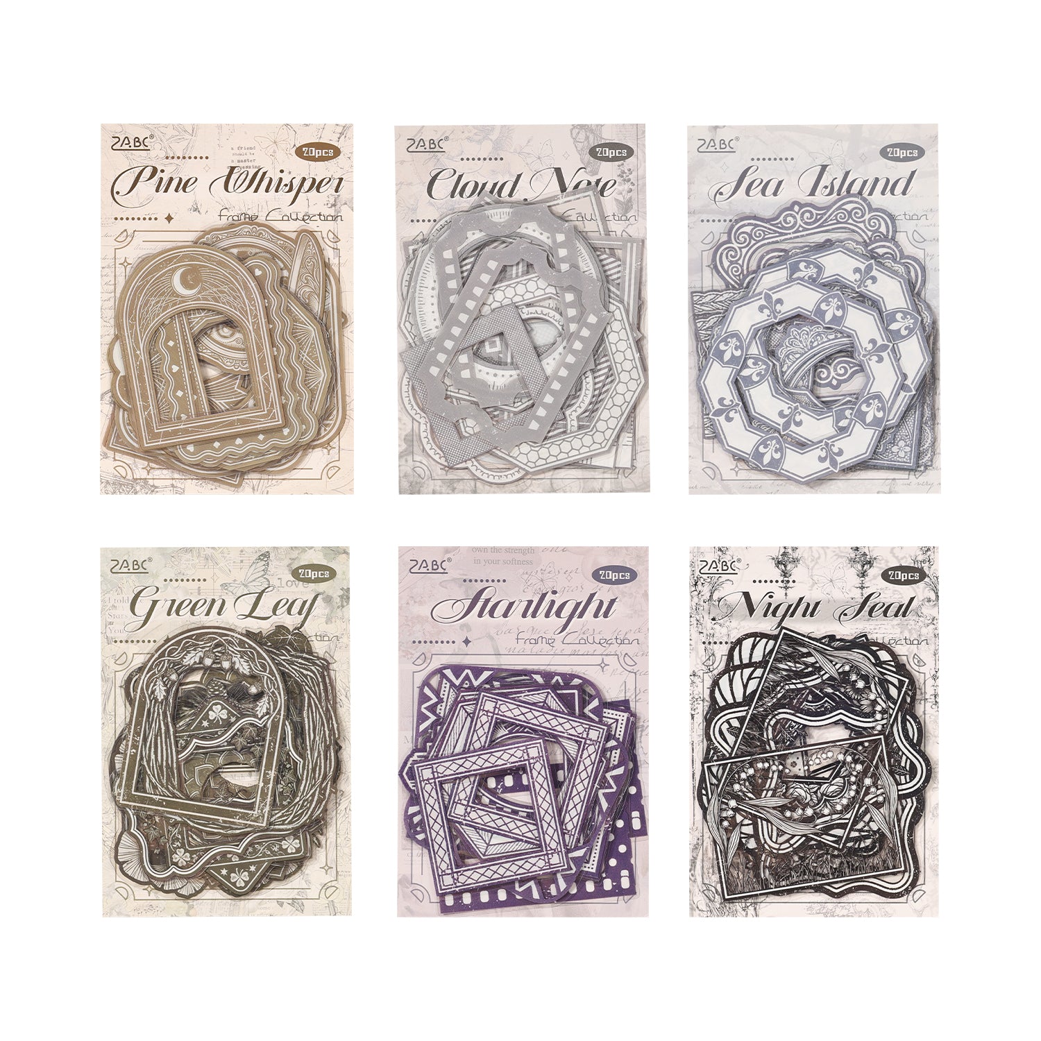 Lace Vintage Frame Sticker
