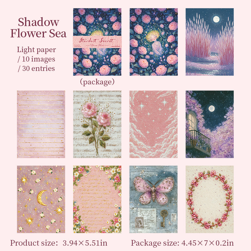 Secret Scroll of Stardust Scrapbooking Paper decorative tape for journaling and scrapbooking