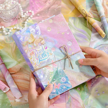 Pearlescent Scrapbook Paper (160 Pcs)