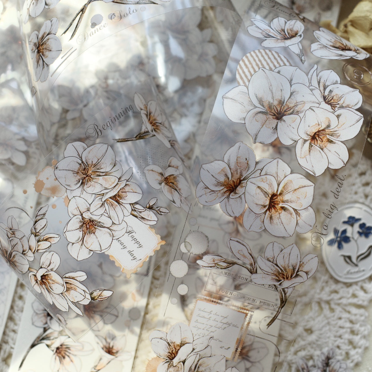 Freesia Flowers Tape (5.5cm*150cm)