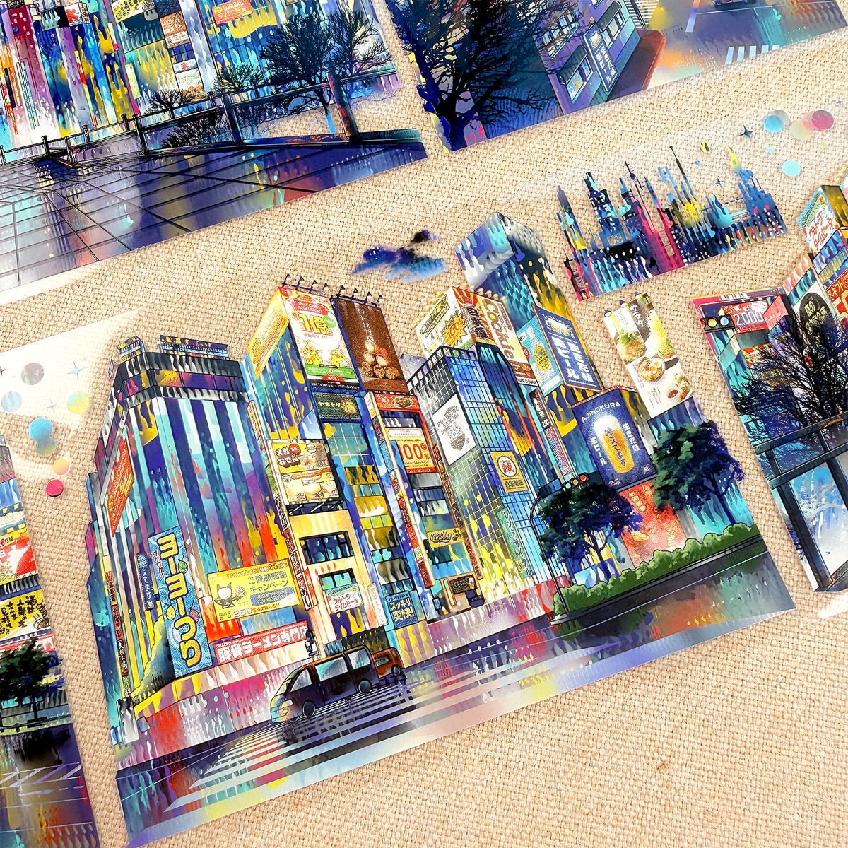 【Studio VI】Cyber City Landscape PET Tape