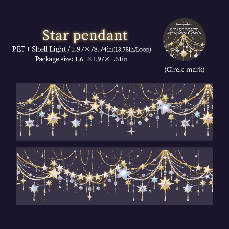Starlight Pendant Chain PET Tape