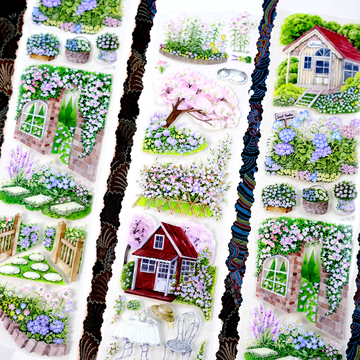 【BOBOYU】Garden Courtyard Landscaping PET Tape