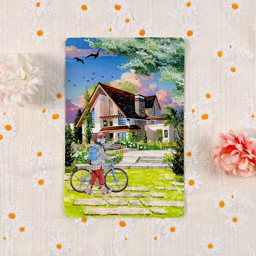 【MOOBOOM】Modern Villa Pre-cut Landscape PET Tape detail image 1