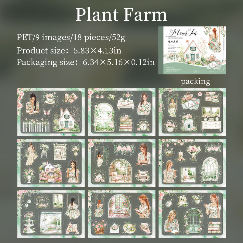 Manor Tour Sticker Book