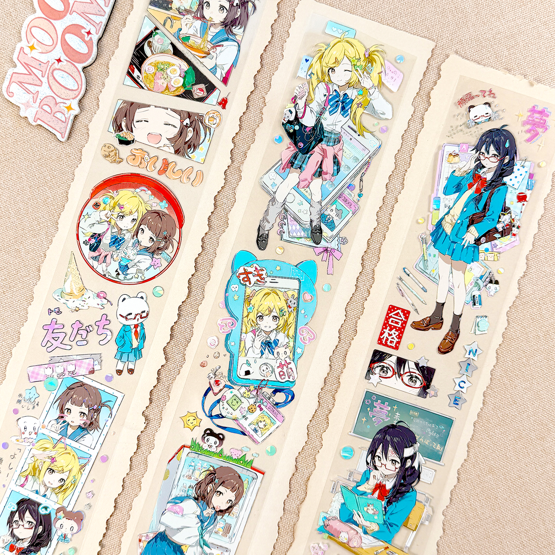 【Studio VI】High School Girl Character PET Tape