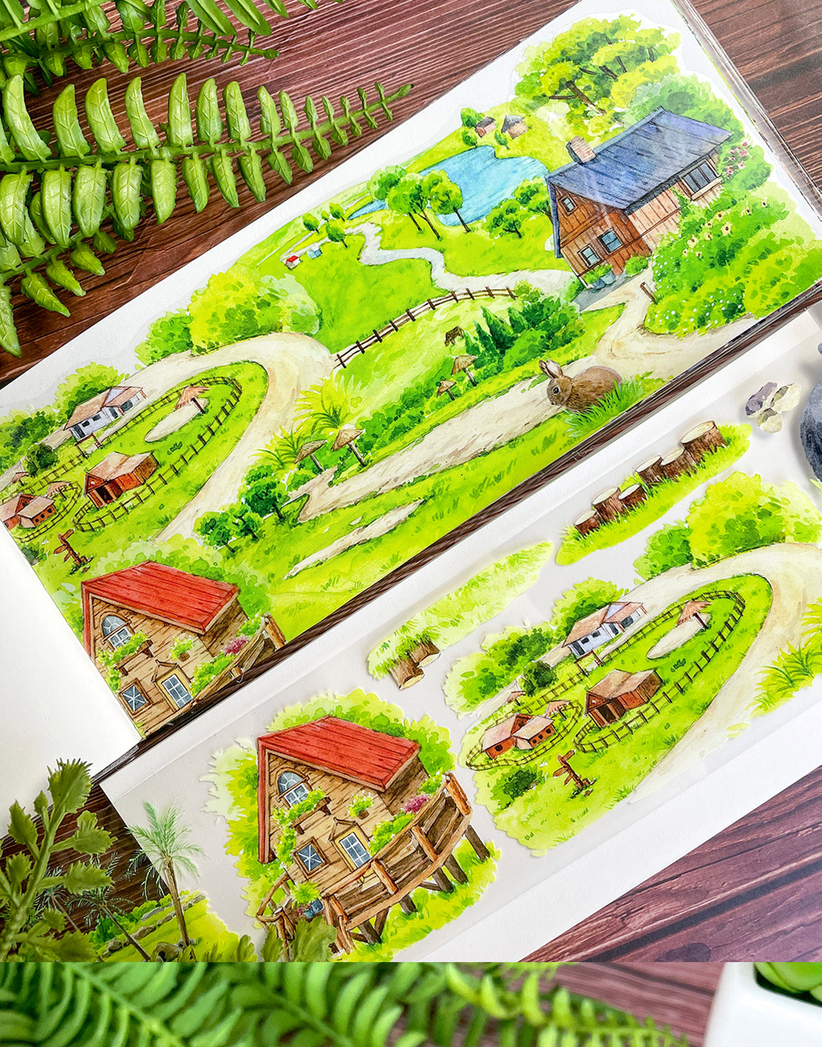 【NEW Studio】 Zoo Landscape Tape (7cm* 170cm)