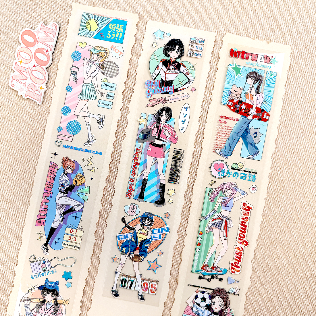 【Studio VI】Sports Girl Character PET Tape