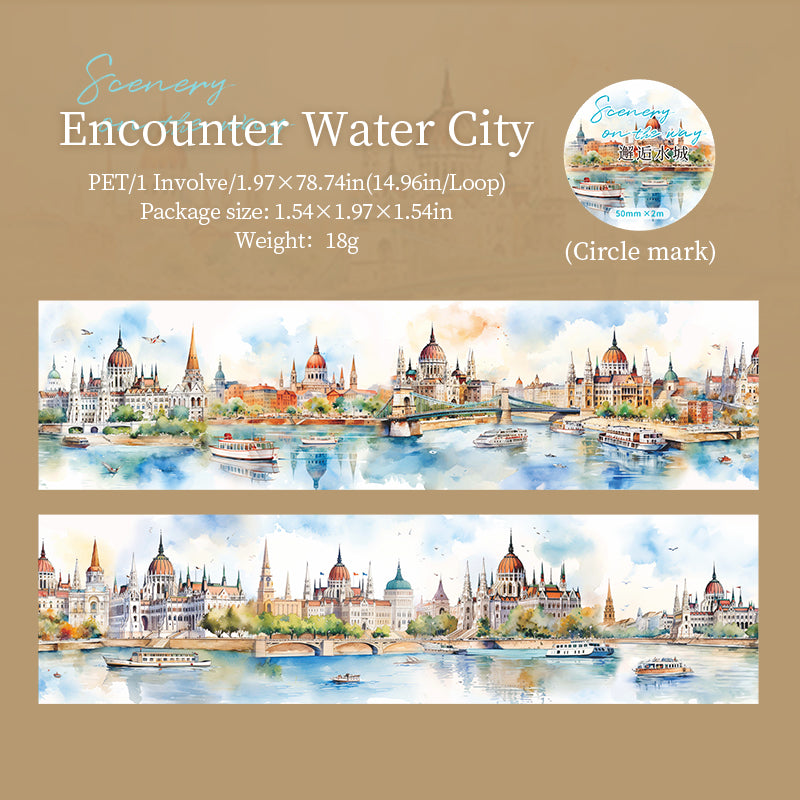 Scenery Along The Way PET Sticker