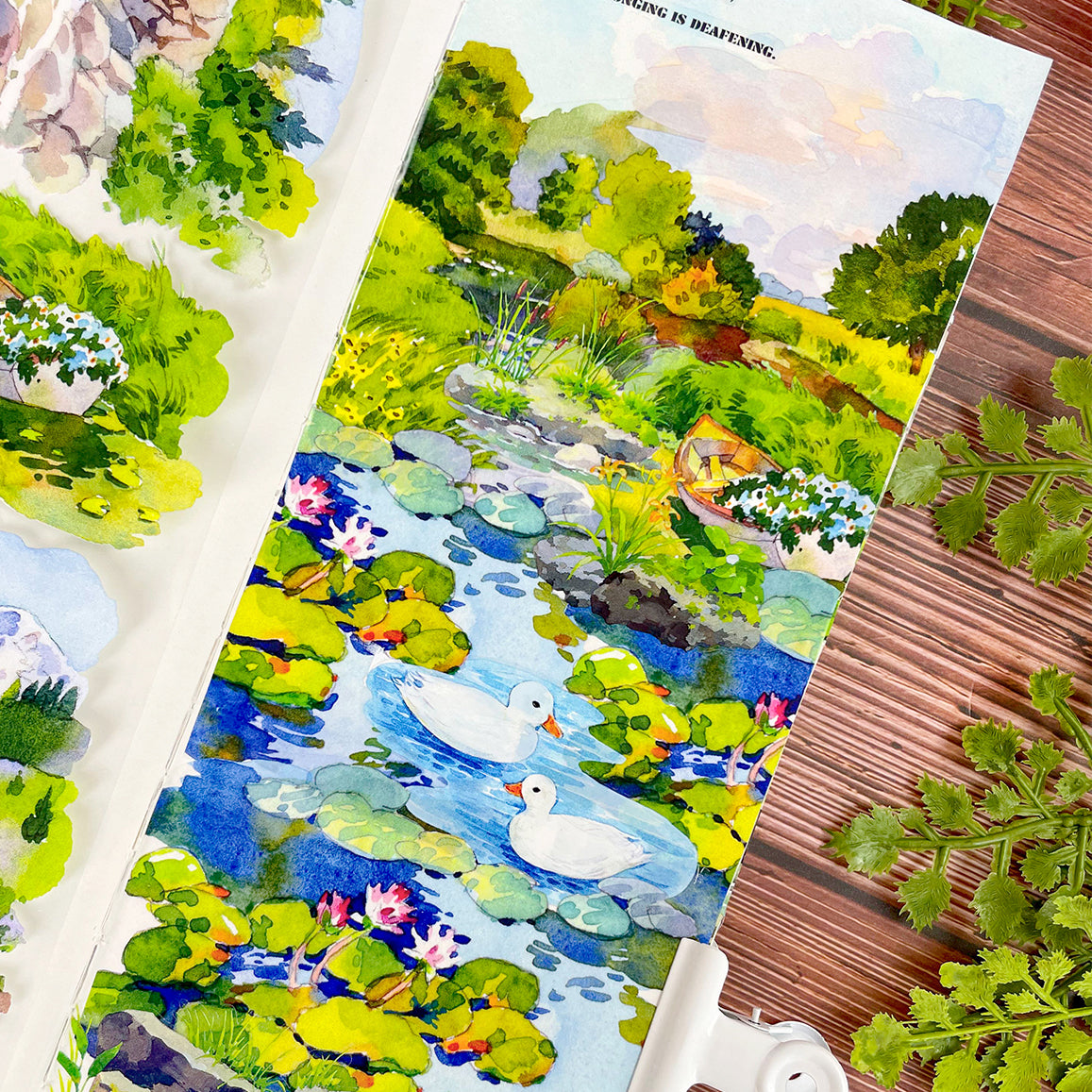 【NEW Studio】 Boat Moored by The River Landscaping Tape (7cm* 125cm)