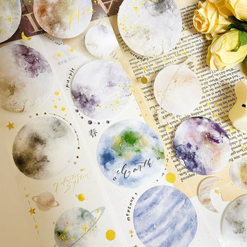 Pick a Star & Planets PET Tape (5cm*100cm)