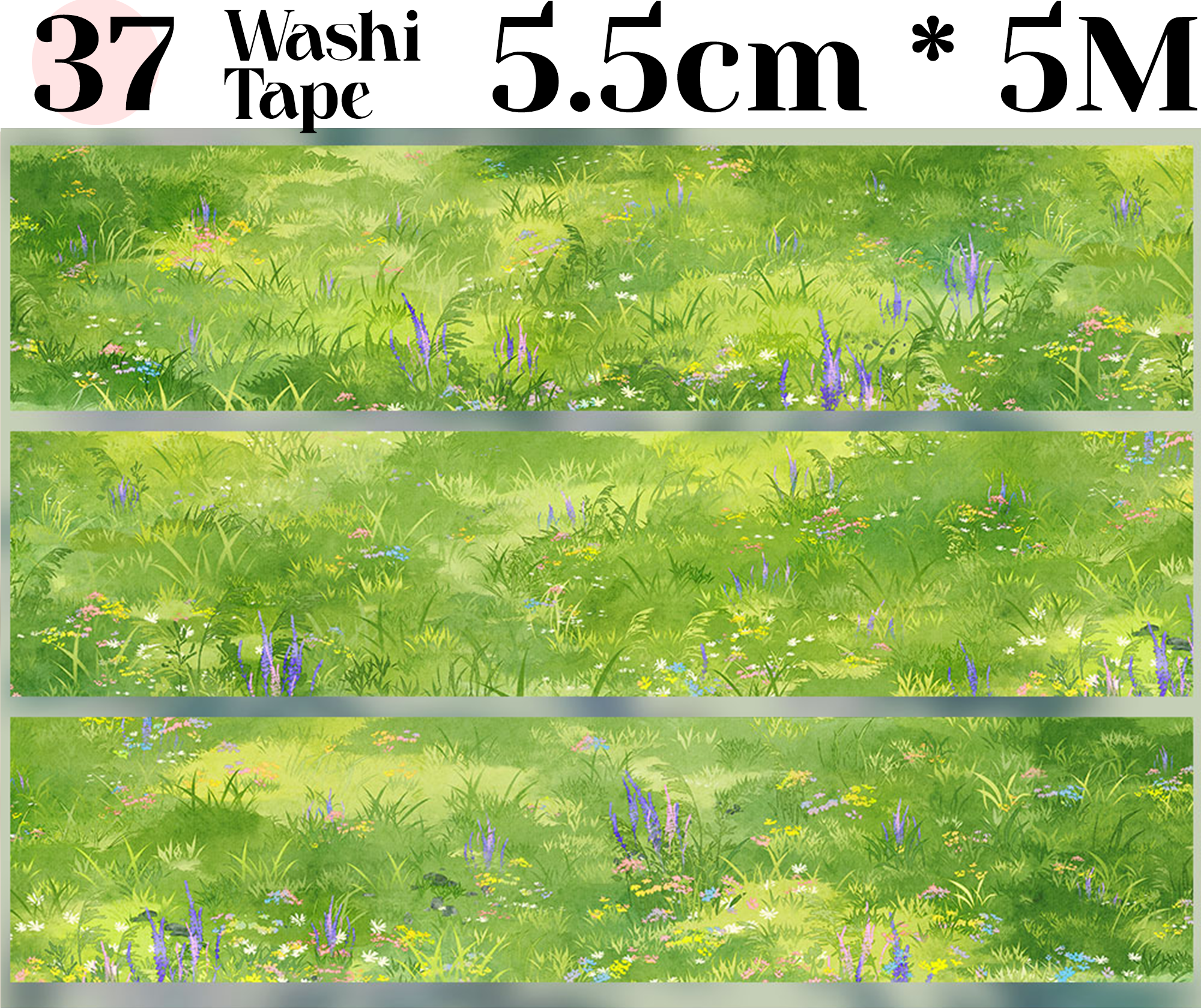 【ZERO】Sky & Grassland Landscaping Tape(40 Styles)(Whole Roll Tape)