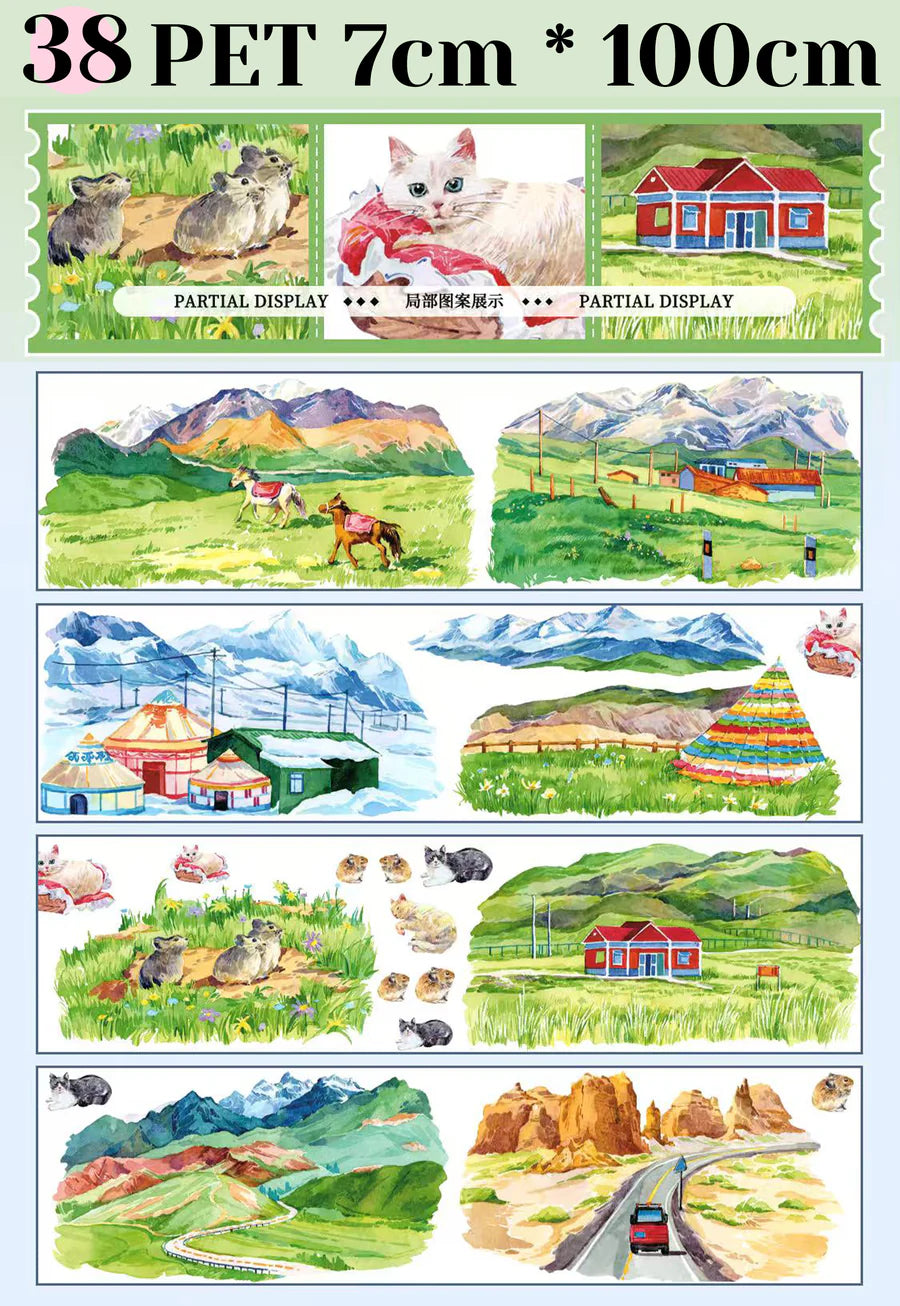 【XT】Life on the Grassland Landscaping Tape