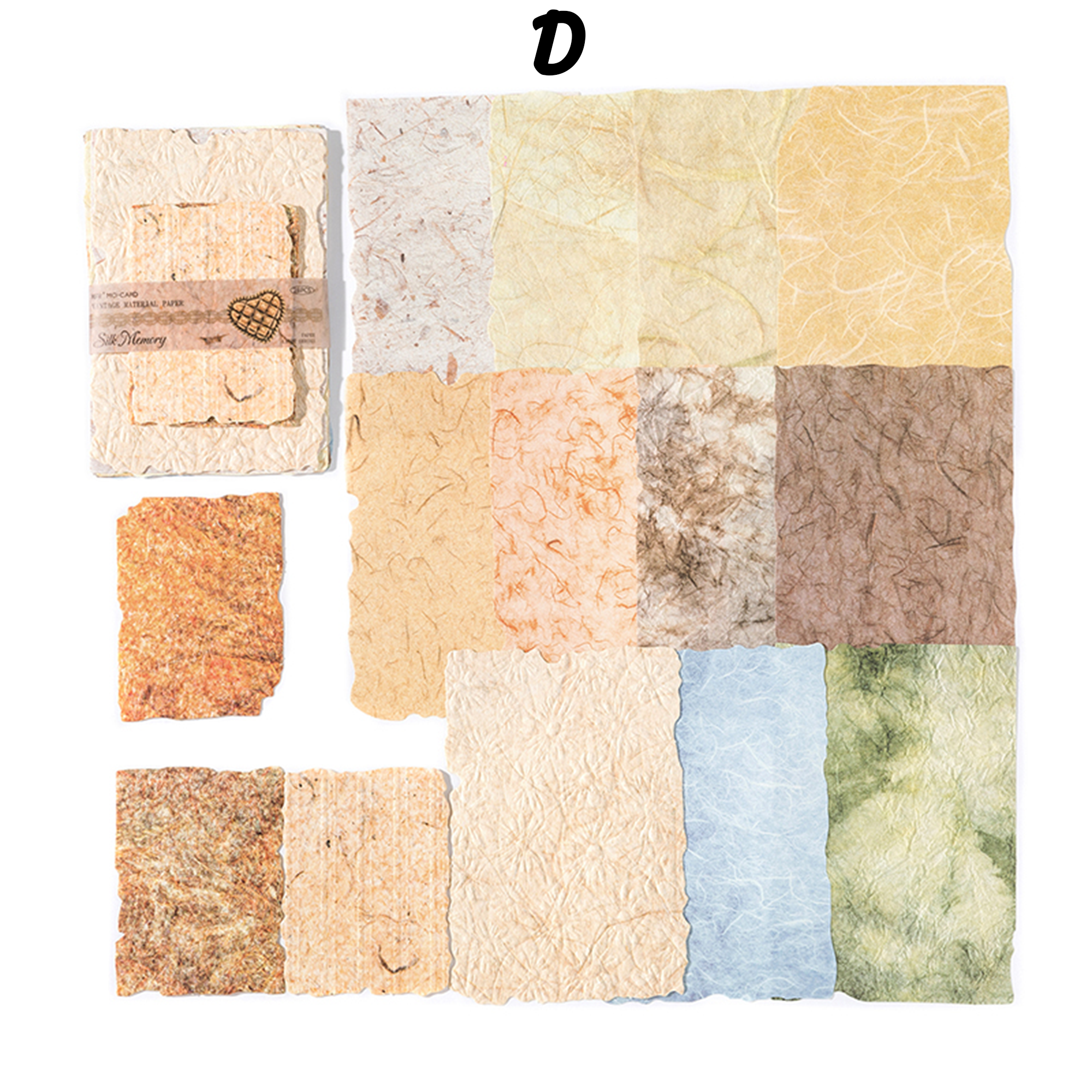 Different Textures Scrapbooking Paper Pack