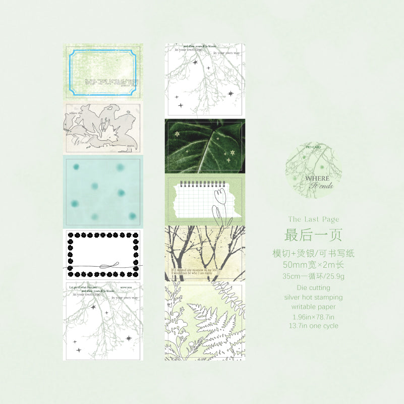 Inspiration Notes Writable Tape For Journaling and Scrapbooking