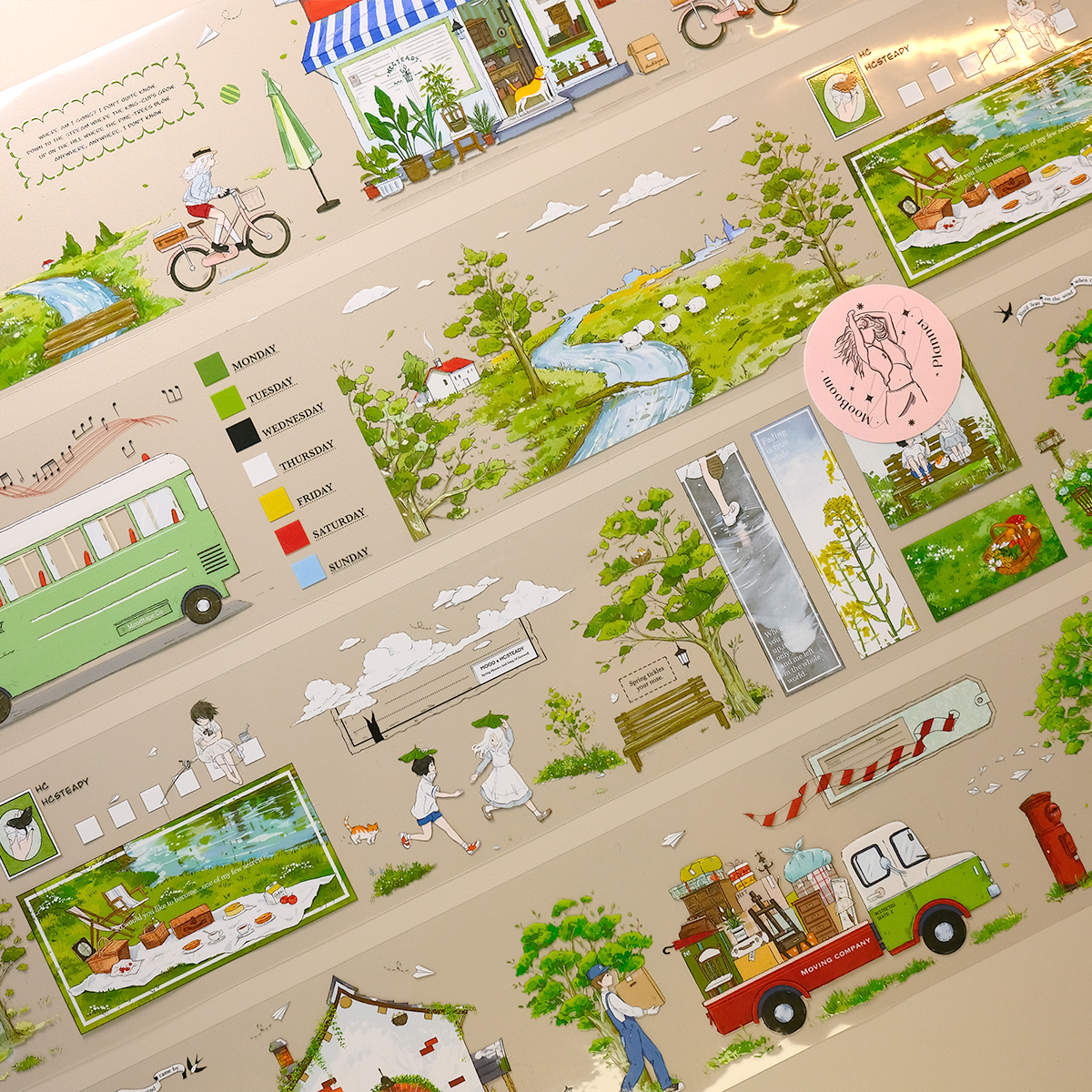 Spring Flowers PET Tape