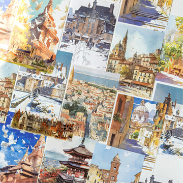 Soul Journey Series PET Sticker + White kraft paper