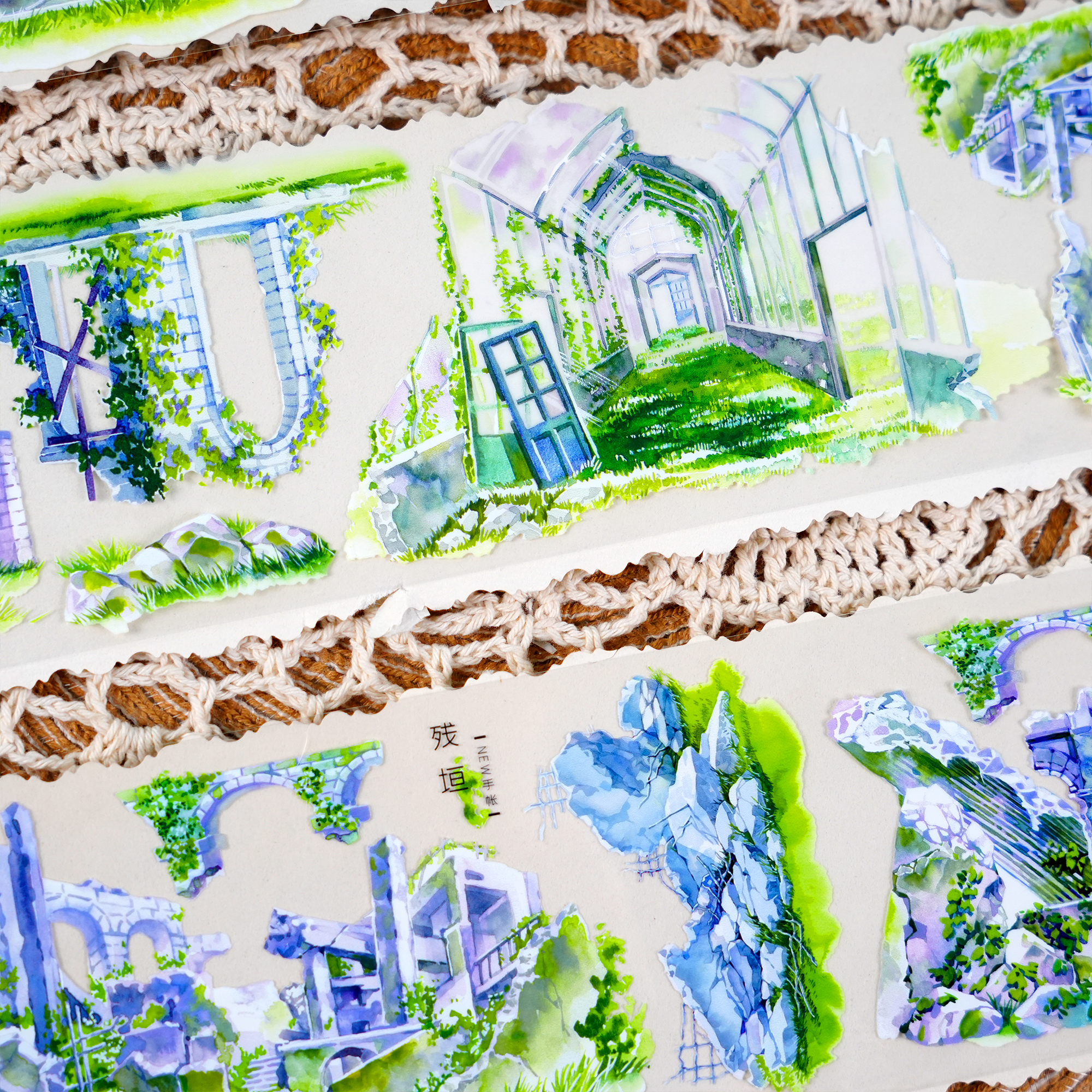 【NEW Studio】Ruins PET Landscaping Tape