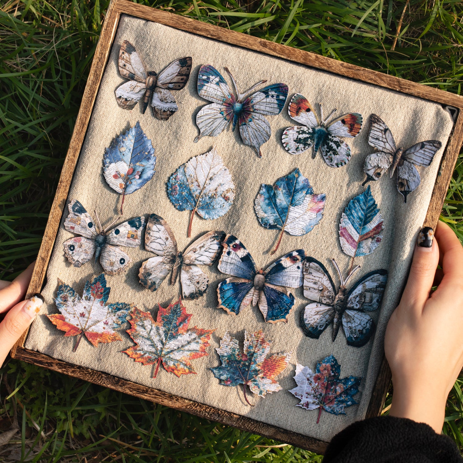 Vintage Garden Hard Card Sticker