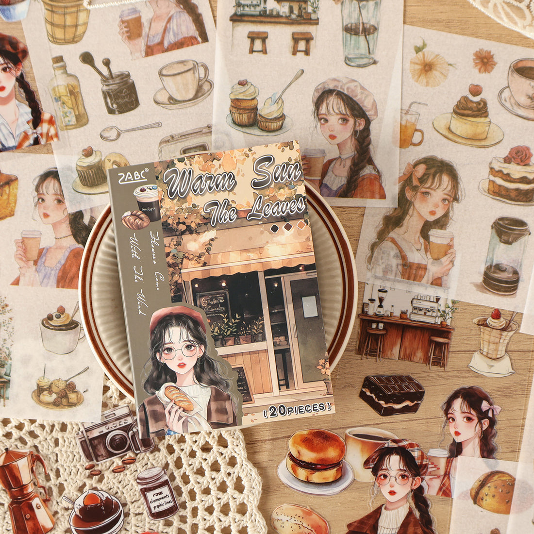 Flowers bring the wind Sticker Book