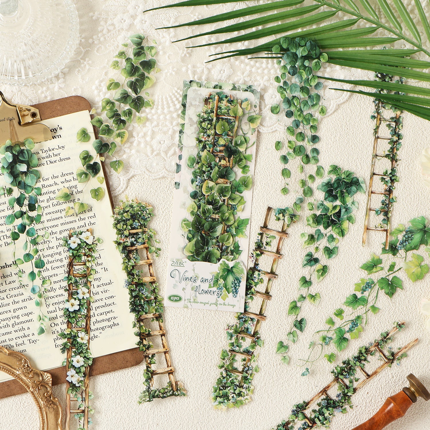 Flower Vine PET Sticker